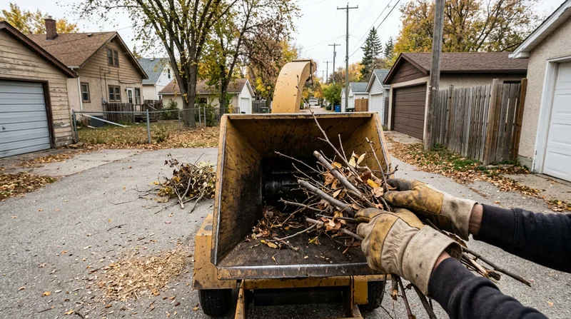 Wood Chipping in Winnipeg